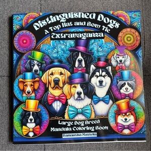 Distinguished Dogs: Large Breed Dog Mandala Coloring Book